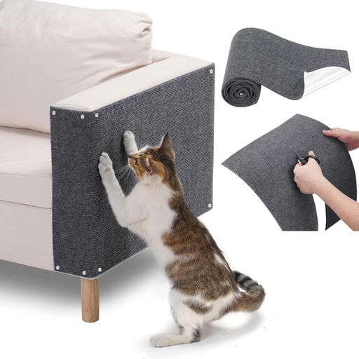 アウトドア 【超粘着】製品の粘着力をアップグレードしました、家具によりよくフィットできます、使用前に貼り付ける場所を掃除してください。 【猫用ソファープロテクター】厚い5mm、40 x 250cmの拡張サイズ、猫のひっかき傷からソファーをよりよく保護できます。 【傷つきにくい生地】高品質のフェルト生地を使用し、猫が爪を研ぐことができ、またソファや他の家具をよく保護します。 【多様な使用シーン】ソファなどの家具を保護するために使用することができ、また、猫のスクラッチボード、猫のスクラッチポスト、猫のウォールシェルフにも使用することができます。 【簡単にカットしてDIY】必要なサイズや形にカットして、よりフィットさせることができます。