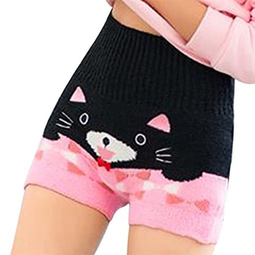 [Loradouphi]毛糸パンツレディースあったかふわふわもこもこハラマキ付きニットパンツハイウエストウォーマー冷え取り防寒保温暖かいグッズ211201cat
