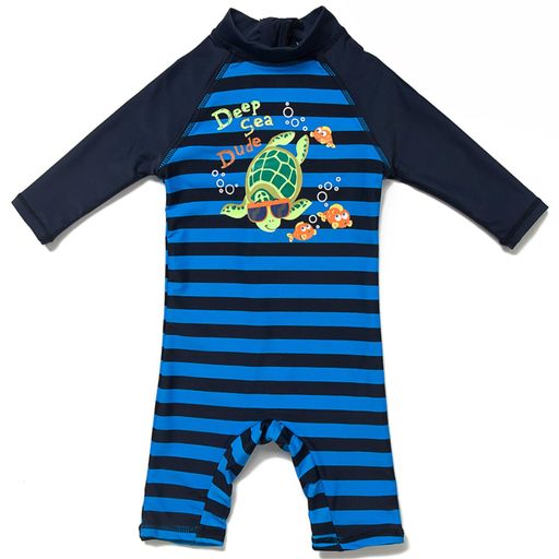 BONVERANO水着ラッシュガードワンピースUPF50+UVカット長袖ベビー男の子(TURTLE3-6MONTHS) BONVERANO水着ラッシュガードワンピースUPF50+UVカット長袖ベビー男の子(TURTLE3-6MONTHS)