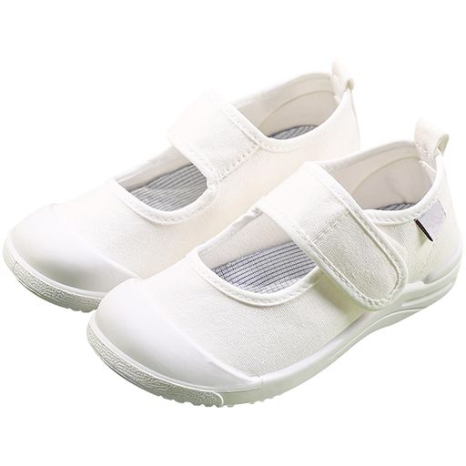 Other - [BicoBico]上履き白マジックテープキャンバスSC003WH20.5