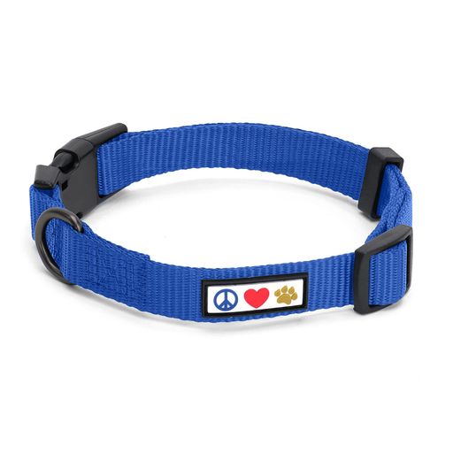 Pawtitas Solid Collar L Blueソリッドタイプ 子犬用首輪 通行 ペット用首輪 犬用首輪 ラージ/特大 犬用首輪 ブルー 犬用首輪