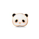 FANCIMEK18ピンクゴールドピアスレディースパンダ(1個)片耳誕生日クリスマスホワイトデープレゼントギフトラッピング付(パンダ)