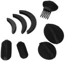 YOVOY盛り髪ベース盛り髪クッションふんわりヘアクッション女性レーディスボリュームヘアベースヘアパッド目に見えないヘアクッション前髪クリップスポンジクッション...
