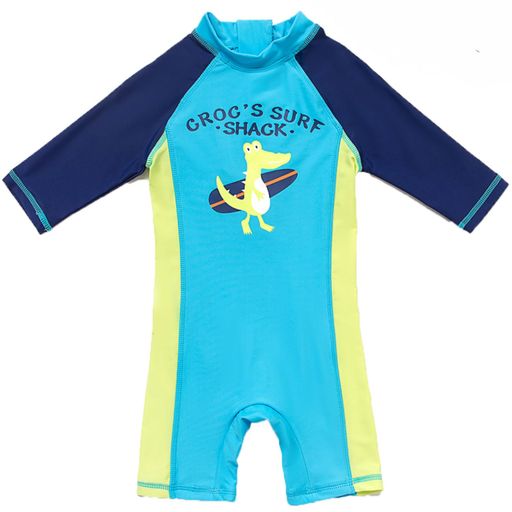 BONVERANO水着ラッシュガードワンピースUPF50+UVカット長袖ベビー男の子(SURFINGDINO3-6MONTHS)
