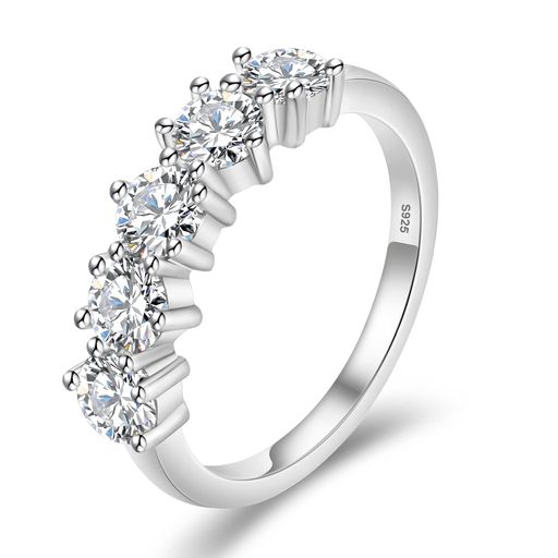 [KRKC]モアッサナイト婚約指輪ダイヤモンドレディース1.50カラットファッションリングスターリングシルバープロポーズゆびわモアサナイトエンゲージリングホワイトゴールドメッキ金属…