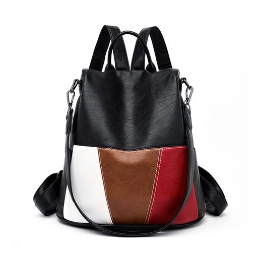 [BUKESIYI]レディースリュックミニバックパックポシェット大容量防水RucksackBackpackforWomenPUレザー..