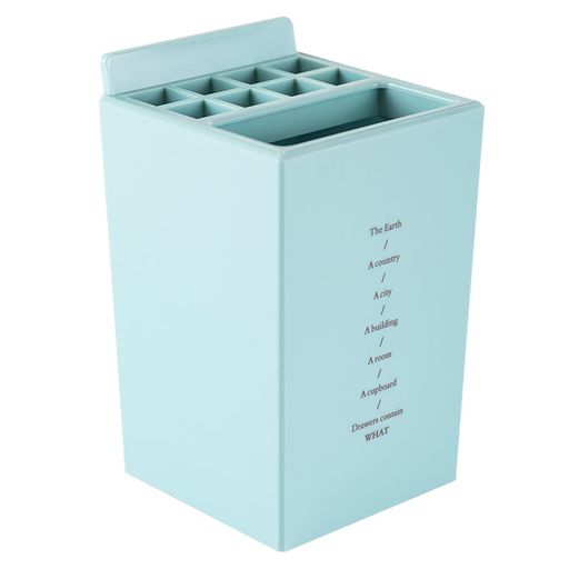 ペン立ておしゃれ多機能ペンスタンド仕切り付き大容量筆差し小物入れ化粧筆収納文具収納鉛筆立て卓上文..