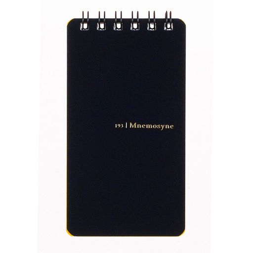 手に持っても書きやすいサイズ ツインワイヤ製本 切り取りミシン目入り サイズ:タテ110xヨコ60mm 紙:国産筆記用紙MPS800(筆記用紙80g/m2)