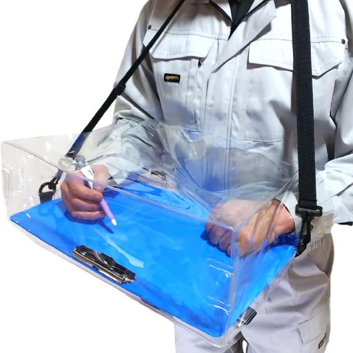 【clipboardcovertasu】雨天時に使用できるクリップボードカバータブレット対応A3バインダー雨除け用箋..