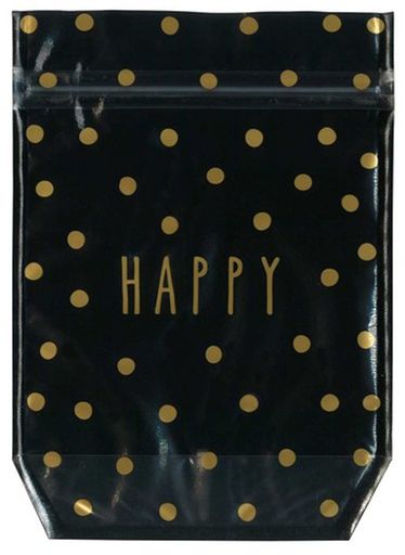 WRCジップ袋クラフトZIPPOCKETHAPPY5枚入