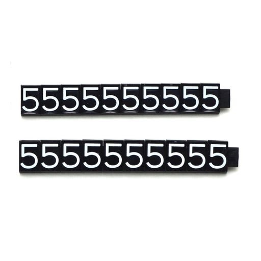 ニュープライスキューブ補充用単品L用黒/白文字507105WH5