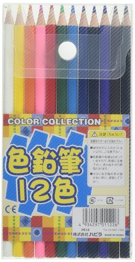 1.0x9.3x18.0cm 10個セット(12色各10本)