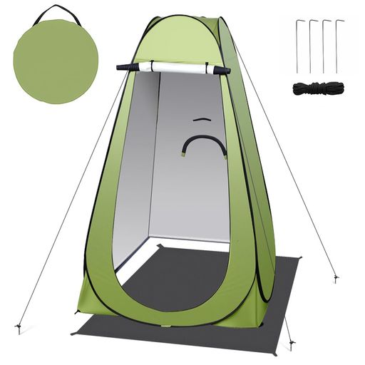 KEEVEEK着替えテント簡易トイレ簡易更衣室地震対策防災避難プライベート透けない1門3窓デザイン防水UVカットビーチアウトドア携帯収納袋付きワンタッチポップアップテント海水浴防災シ…