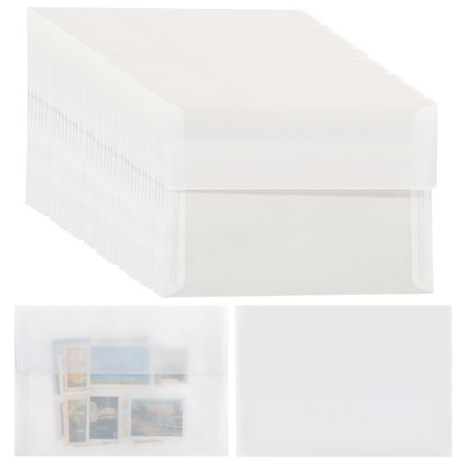 GTMSmith洋2トレーシングペーパー封筒半透明招待状結婚式l判ハガキサイズカマス50枚