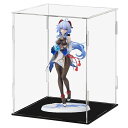 AMEITECH収納ケースボックスフィギュアケース背面ミラーコレクションケースuvカット(台座黒+背面ミラー長20*奥行20*高さ25cm)