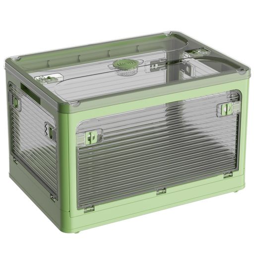 XXUNTAO【新昇級収納ボックス折りたたみ】蓋付き積み重ね全方向から取り出せる収納ケース衣類布団小物収納折り畳みコンテナボックス大型プラスチックキャスター付きおしゃれ組立簡単…