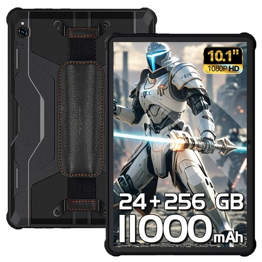 OUKITELRT9ANDROID14防水タブレット10.1インチ防水防塵耐衝撃タブレットPC24GBRAM256GBROM(1TB拡張可能)11000MAH大容量バッテリー8コア16MP+16MP高精細カメラの顔面ロック解除