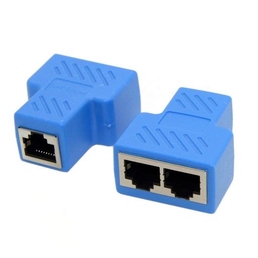 Chenyang 2PCS STP UTP CAT6 RJ45 8P8 CデュアルRJ45スプリッタネットワークアダプタイーサネットスイッチ