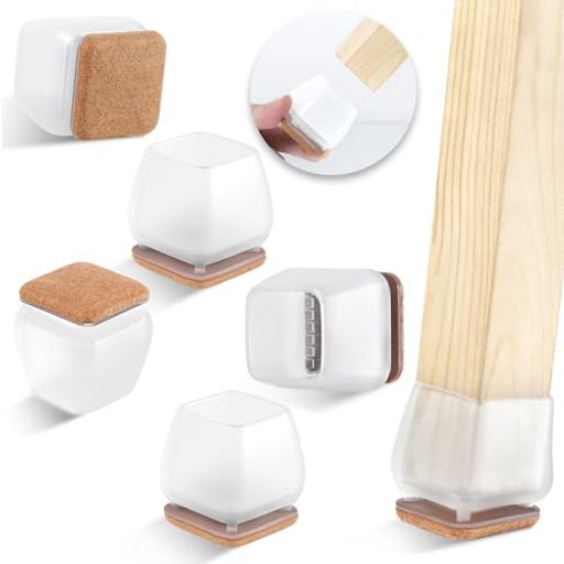 ZDDLOINP椅子脚カバー24個入り椅子足キャップ椅子の足カバー細い傾斜した足適用家具傷防止防音滑り止め..