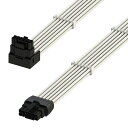 LINKUP-AVARIGHTANGLE600WPCIE5.016PIN(12+4)HIGHCURRENTPOWERCABLE|成形、はんだ付き、スリーブタイプ16AWG|RTX4000およびRTX3000FEに対応(2)