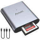 ALXUMCFEXPRESSTYPEBカードリーダーUSB3.2TYPECTOCFEXPRESSBメモリカードアダプタ10GBPS高速転送CFEXPRESS専用カードリーダーアルミ合金高耐久THUNDERBOLT3(2)
