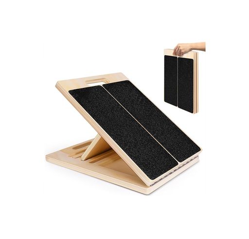 BKJANYOストレッチボードふくらはぎストレッチ足首を柔らかくする器具5段階調節傾斜台リハビリ耐荷重20..