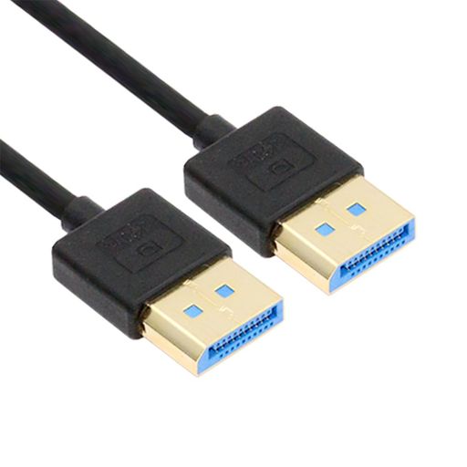 高速:32.4Gbpsに達する高速帯域幅、DisplayPort 8K Cooperケーブル、帯域幅は32.4Gbpsに達し、信号損失のない高速伝送。 極細ケーブル:直径4.0mmの超極細で柔軟な高速ケーブルは、ジンバル、カメラスタビライザー、リグアプリケーション向けに設計されており、柔軟性とコンパクトなケーブルルーティングが必要な狭いスペースに完璧にフィットします。 【角度付きコネクタ】ポート周辺のスペースが限られている場合でも、メスポートに接続できるアングルタイプ。 高精細ビデオ:業界標準の帯域幅により、8K、4K 1440p、1080pの無制限のビデオが可能です。 このDPケーブルで、比類のないビデオ品質、鮮明で正確なサウンド、バッファフリーのイーサネット接続をお楽しみください。 長さ:100cm