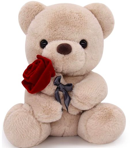【ユニークなテディベアとバラ】薔薇を抱えた、ふわふわのテディベアが登場!クマもお花も可愛い~薔薇を抱えた、ふわふわのテディベアが愛・感謝の想いを届けます。可愛いクマちゃんは、小さなお子様からお年寄りまで、年代を選ばす喜ばれます。 【超~柔らかいくまのぬいぐるみ】触り心地、抱き心地、サイズ感、全てにおいて最高!ずっと触っていたくなるような触り心地です。抱き枕タイプとHUGタイプとして、とても癒されています。大切なあの人への感謝を込めて、想いを届けます。 【誕生日・バレンタインデー・クリスマスのプレゼント】超可愛いテディベア型、ふわふわの手触り、ユニークなデザイン、テディベア大好きな友達や彼女や家族にプレゼント、最高!誕生日のプレゼント、バレンタインデー、クリスマスのプレゼント、特別な日のお祝いに最適! 【超~可愛い クマ ぬいぐるみ】ふわふわのテディベアを眺めていても、可愛くて癒されます。ふんわりもちもち感にゆるい顔が心を癒してくれます。思わずギュッと抱きしめたくなる、優しい抱き心地のくま ぬいぐるみです。