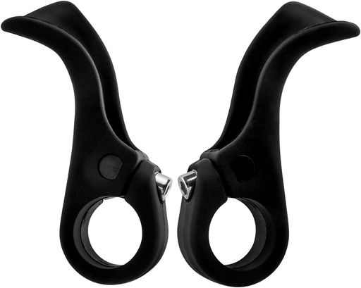 Bestgle1ペア親指グリップハンドル取り付け簡単マウンテンバイクハンドル耐久性軽量自転車副ハンドルバー快適ダンピングMTB自転車レバーアクセサリー