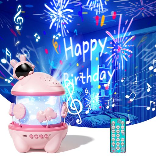 プラネタリウム家庭用本格的Skirfyおもちゃ室内プラネタリウム24枚投影フィルム付きナイトライトリモコン付き授乳灯50曲音楽5種類のライトモード切替音量調整可60分タイマー可能360度回…