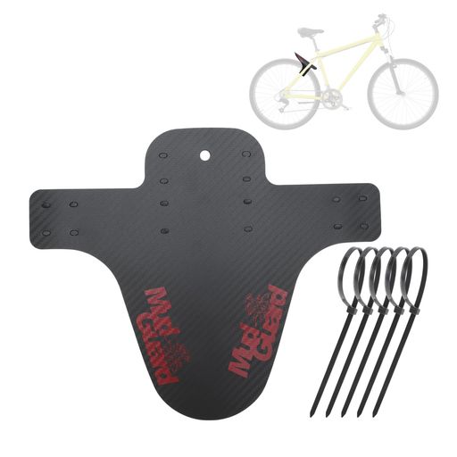 BULLSPANN1セット自転車フェンダー自転車マッドガードカーボンファイバーパターン自転車バイクフェンダ..