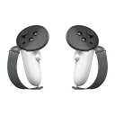 PRISMXRコントローラーアクセサリー滑り止めアクセサリー快適握感調節可能取り付け簡単Quest3S/3に対応コントローラーグリップカバー(2個セットCari...