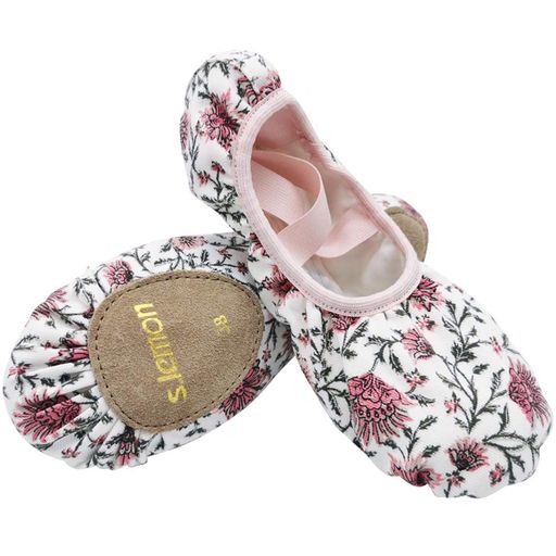 [s.lemon]カラフルな弾性キャンバスダンスシューズバレエシューズヨガシューズジムシューズ(colorful32EU)