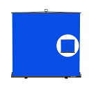 【より幅広い】RAUBAY200x210センチメートルの大型折りたたみブルースクリーンバックドロップは、ポータブルで伸縮自在なクロマキーパネルの写真背景がスタンド付きで、ビデオ会議、写…