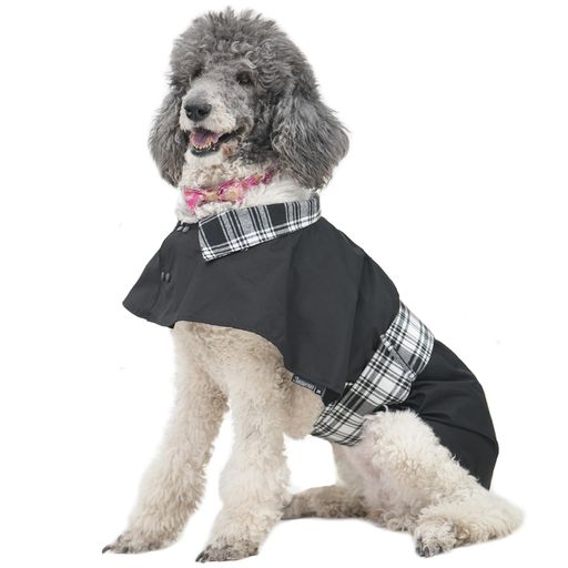 MAMORE犬用ジャケット撥水防風ポンチョアウトドアウインドブレーカー犬服ドッグウェア小型犬中型犬大型犬通気調整可おしゃれ脱着簡単全天候(ブラックM)