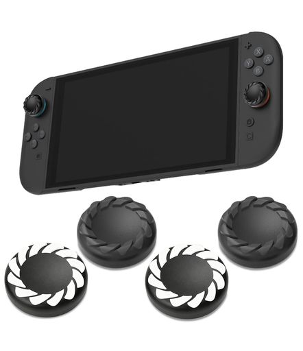 🎮【多機種対応】Switch 2Joy-Con/Switch 有機EL/XBOX ONE/PS4/PS5コントローラーに対応アナログジョイスティックカバーです。ゲームの操作性を向上させることができ、どんなゲームでも優れたパフォーマンスを発揮し、また万能なアクセサリーです。(星(塗り潰し)ご注意:1ホワイト*2 ブラック*2の4個キット 2ゲームハンドルは含まれておりません) 🎮【修理・交換用】ジョイスティックカバーの代替品です。ニンテンドースイッチ2Joy-Conのアナログスティックカバー部分が外れ紛失たり壊れたり汚れたりしたとき、 アナログスティックが剥き出しになり、見た目も操作性も損なわれてしまって、こちらのSwitch 2スティックカバーを交換してください。 🎮【良質シリコン】Switch2スティックキャップは純正と同じ品質、高品質のシリコン製で、柔らかくて耐久性に優れています。スティックの使用による傷、ホコリ、汚れなどを防ぎます。