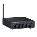 FosiAudioBT30DPROHi-FiBluetooth5.0パワーアンプTPA32552.1チャンネルミニクラスD統合アンププリメインアンプ165Wx2+350Wステレオオーディオアンプ