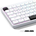 ホワイトキーキャップ-XVXPBTロープロファイルキーキャップ121キー薄型100%75%65%60%キーボード対応ユニバーサル交換用キートップ-白(US配列)