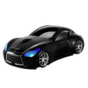 RUUNNERかっこいい小型くるまマウスワイヤレスマウス無線マウスクール車型スポーツカーコンパクト光学式コードレスマウス小型軽量持ち運び便利USB2.4GHz人...