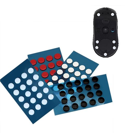 汎用マウスソール円形180PCS7MM通用高純度PTFE高耐久特化静音性特化滑り強化超低摩擦なめらかな滑走性丸めなエッジ加工交換用