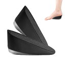 Topatrolインソールかかとヒールパッドインソールかかと踵シークレットインソール1.5cm/2.5cm/3.5cm身長アップ3層構造メンズ防滑高弾力くっしょん衝撃吸収止め滑り止め秘密身長かかとだけハ…|詳細画像