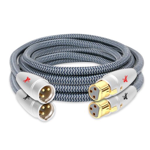 ImpetoXLRケーブル「オス-メス」OFC無酸素銅XLRオーディオケーブル/バランスケーブル/キャノンケーブル..