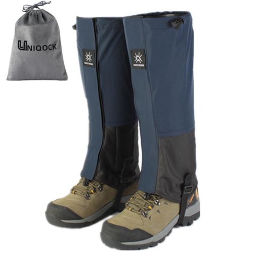 UNIQOCK登山用ゲイター防水通気ロングゲイタースパッツレッグカバー超軽量コンパクト撥水泥除け砂よけ蚊避け高耐久性耐摩耗性通気アウトドア雪山メンズレーディス雨雪悪天候対策男女…