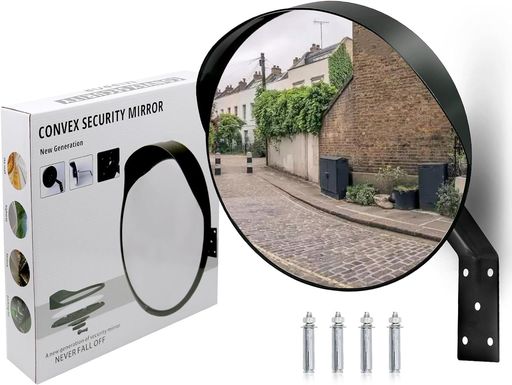 KOBSAINFカーブミラー30cmガレージミラー道路反射鏡カーブミラー家庭用道路ガレージ・パークに適した屋..