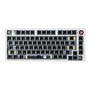 EPOMAKERXLEOBOGHI75アルミ合金メカニカルキーボードキットベアボーンゲーミングキーボード用有線カスタムプログラマブルガスケットマウントホットスワップ対応モード切替付きノブNKROWIN/MAC…(2)