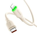 MCDODOTYPE-CTOライトニングケーブル1.2M36WPD急速充電I-PHONEケーブル高速データ転送LED表示ライト付き高耐久なシリコンケーブルPDケーブルUSB-Cライトニングケーブル