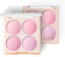 PINKCOCOブレンディングムードチークブラッシャーパレット4色ブラッシャー02#BLUBERRYSORBET(4)