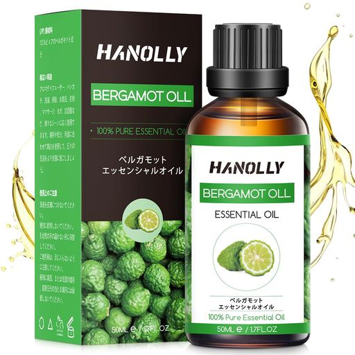 Hanollyアロマオイルベルガモットエッセンシャルオイル天然成分100%精油50ml快眠マッサージディフューザー空気加湿器用アロマギフト Hanollyアロマオイルベルガモットエッセンシャルオイル天然成分100%精油50ml快眠マッサージディフューザー空気加湿器用アロマギフト