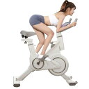 フィットネスバイクエアロバイクスピンバイクマグネット式無段階調整静音ダイエット器具組み立て簡単トレーニングトレーニングバイク(2年間の保証)