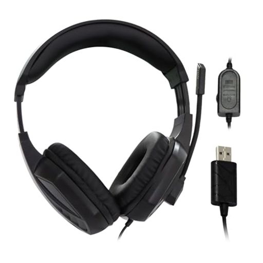 ヘッドセットUSB接続通話マイクコントロール可能PCヘッドセットオンラインコントローラーWEB会議リモートワーク在宅ワークビジネスボイスチャットパソコン有線ヘッドセット(USB)